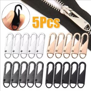 5/10pcs Removable Pull Tab Zipper Head / Universal Replacement Zipper Lock Head / DIY Metal Zipper Head for Luggage Bag Clothing
