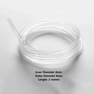 Aquarium CO2 Tube Pipe Oxygen Hose for Fish Tank Plant CO2 Generator Regulator Reactor System Kit Set Accessories PU 4*6mm