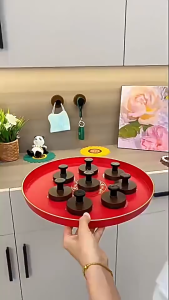 (Ready Stock)1/5/10pcs Walnut Texture Suction Cup No Drilling Required Hanging Organization Knob Hook Home Kitchen Wall Mounted Storage / Cangkuk Cawan Sedut Tugas Berat / Cangkuk Sedut Bilik Air & Dapur
