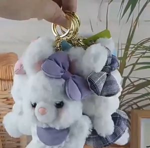 พวงกุญแจ YS324 ลายกระต่ายน่ารัก ห้อยกุญแจ/โทรศัพท์ สไตล์เฮอร์รี่ พร้อมส่งจากไทย