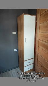 Nordic Wardrobe Cabinet Wood Closet Cabinet for Clothes Storage Organizer Bedroom Furniture