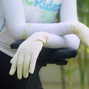 West Biking | WEST BIKING Women Cycling Gloves UPF50+ Ice Silk Sun Protection Full Finger Gloves Touchscreen Anti-slip Summer Sports Gloves