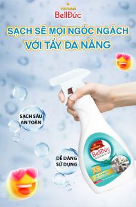 Chai tẩy đa năng Bell Đức tẩy dầu mỡ xoong nồi cứng đầu chai 500ml