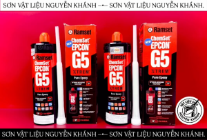 Keo Cấy Thép Ramset ChemSet EPCON G5 XTREM Pure Epoxy 600ml – Keo Neo Cấy Thép Hóa Chất Keo Cấy Bu Lông Keo Epoxy Cường Độ Cao
