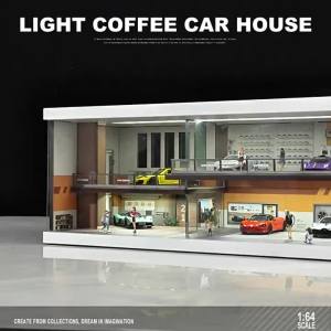 SHOUCANGJIA | Mô Hình Sưu Tầm Hiển Thị 1:64 Có Đèn