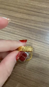 Poh Heng Jewellery 22K Whispering Stars Band in Yellow Gold [Price By Weight]