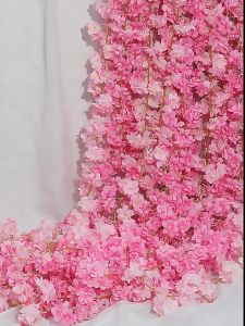 Sakura Vine Rotan Bunga Sakura Buatan Dekorasi Pernikahan dan Hari Raya