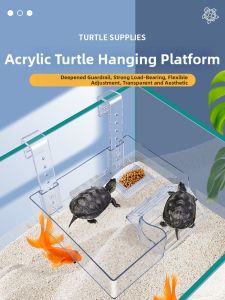 CHONGXIAOSHUAI | Transparent Turtle Basking Platform Wall-mounted