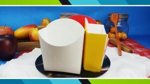 Box Kotak Dus Kentang Goreng M - 7.5x3x12 cm (50 pcs)
