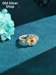 WU YUE JEWELRY | New Chinese Style Pure Silver Ring