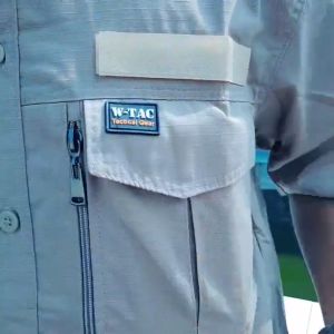 Kemeja Tactical Pria Wanita WTAC RIPSTOP POLY Lengan Pendek Baju Kerja Lapangan PDH PDL