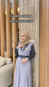 PROMO Gamis Athira 5 Maxy Busui Terpopuler 2025 GRATIS HIJAB