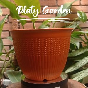 Pot Padi 18 20 25 Terracotta | Pot Coklat | Merk Citra Jaya Plastik
