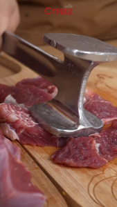 Cypruz Palu Daging Aluminium 6x6cm