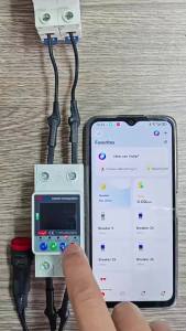 Cầu Dao WiFi Thông Minh Tuya 2P 63A Với Công Tắc Hẹn Giờ Ngắt Kép Bảo Vệ Quá Áp/thiếu Áp/quá Tải Chống Rò Rỉ Thiết Bị Mini Không Dây