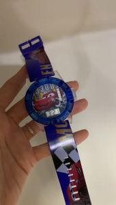 Cars boys kids children projector toy digital watch have light and music project up to 6 images Malaysia ready stock