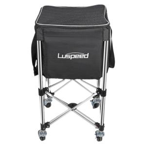 Portable Tennis Ball Picker up Tennis Cart Training Coach Push Cart Storage Basket Convenient Tennis Frame Basket