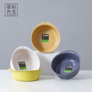 Bồn Rửa Mặt Đứng Dày Cho Bé JOJOS L. PD. Mr. Grocery Dùng Trong Nhà Bếp Có Thể Treo Được Bồn Rửa Mặt Bằng Nhựa Hình Tròn Đa Năng