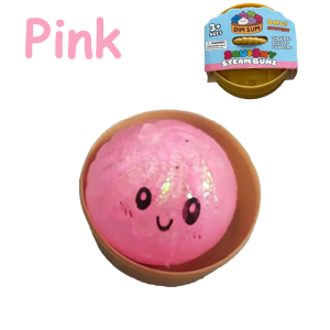ZXZ | Hot Glitter Dumpling Squishy with Box Dumplings Sensory Steamer Soft Dough Ball for Decompression Fidget Toy Stress Relief Gift