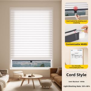 Self-adhesive No-rope Insulated Solar Shade Curtain