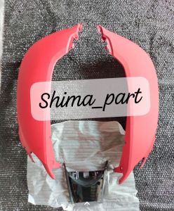 Cover body belakang kiri kanan plus cover tail sambungan body belakang Scoopy esp k93 2017 2019 merah doff red matte