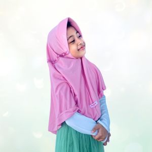 Jilbab Anak Sekolah SD Usia 7-10 tahun/Kerudung Anak Sekolah/Hijab serut anak Rabani