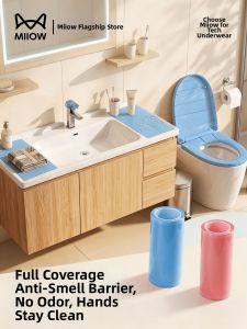MiiOW | Disposable Blue Dental Hygiene Barrier Film Toilet Seat Cover Washbasin Cover