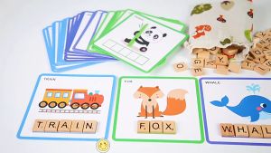 Đồ Chơi Ghép Chữ Học Đánh Vần Tiếng Anh Montessori Bằng Gỗ Phù Hợp Với Bé Học Mầm Non