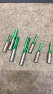 Mũi soi gỗ mũi phay gỗ CNC thẳng lấy nền Kimmie xanh xịn (Cốt 6.35mm và 12.7mm) hợp kim xịn