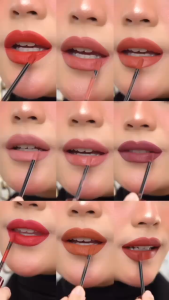 OMG OH MY GLAM Mattelast Lip Cream 2.9 g Lipstik - Lip Cream Matte Dengan Warna Intense Tahan Lama & Ringan Liptint Lip gloss Vinyl