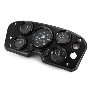 Water Temp Gauge Volts Gauge Speedometer 5 In 1 Kit Instrument Panel Complete Universal 12V Speed Meter Gauge Panel Set