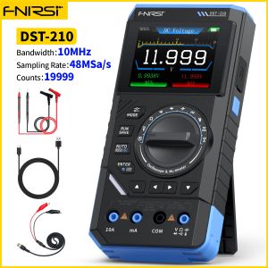FNIRSI | FNIRSI DST-210 3-in-1 Digital Oscilloscope Multimeter 19999 Counts 10MHz 48Msps Portable Automotive Oscilloscope Electrical Tool