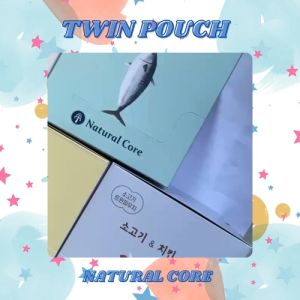 ยกกล่อง 14 ซอง Natural Core Twin Pouch อาหารเปียกแมวโตและแมวสูงอายุ ยกกล่อง ไขมัน โซเดียมต่ำ วิตามินแร่ธาตุครบ