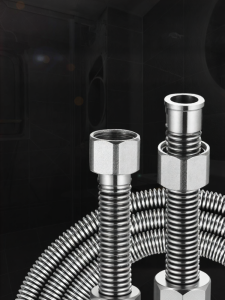 FANSHENG | Durable 304 Stainless Steel Flexible Corrugated Hose for Water Heater 1/2inch