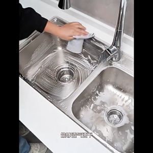 (1 PCS) Anti-Scratch Wire Dishcloth Reusable Multifunctional Kitchen Pot Pan Dish Steel Cleaning Cloth Magic Non Oil Rag