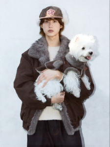 JNXS | Faux Mink Fur Warm Pet Dog Vest