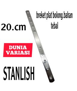 BREKET PLAT BOLONG SERBAGUNA.BAHAN TEBAL STENLISH ANTI KARAT (Redy)
