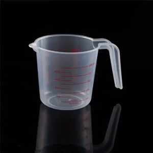 250ML/500ML/1000ML/1500ML Clear Plastic with Handle Graduated Measuring Cup Kitchen Utensil Measuring Cylinder