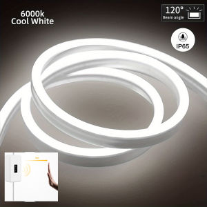 Flexible Neon Light Strip DIY USB Motion Sensor Switch Dimmable Silicone Neon Rope Tape Lamp TV Backlight Room Party Decorations