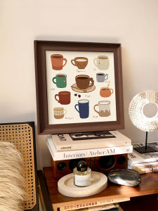 French Vintage High-End Living Room Decorative Painting Bedroom Headboard Cabinet Table Top Decoration Childrens Room Hanging Artwork