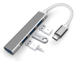 USB HUB 3.0 Extender 4 Port Splitter Adapter OTG Docking Station For Phone Macbook Pro 13 15 Air PC Laptop Computer Hub