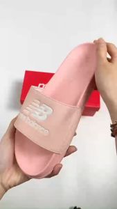 Dép quai ngang nam nữ Newbalance 1101 logo nhẹ êm chân quai ép nhiệt chắc chắn đế bền phù hợp mang hằng ngày