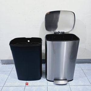 ( TOP SALE ) Stainless recycling bin 50L SOFTCLOSE H25.5" W12" L17" 6kg net weight