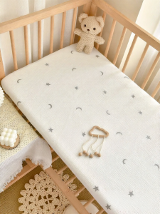 ANYOUBI | Cotton Gauze Baby Bed Sheet