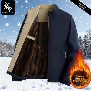 JIFANPAUL | Insulated Business Leisure Jacket for Middle-aged and Elderly Men