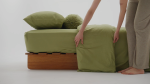 Arestale Set C ผ้าปูที่นอน + ปลอกผ้านวม + ปลอกหมอน 2 ใบ ผ้าฝ้ายแท้ 100% Long-staple cotton Single-ply yarn ขนาด 3.5 ฟุต / 5 ฟุต / 6 ฟุต