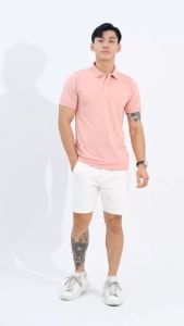 Áo thun Polo DEER cổ bẻ BASIC CVC vải cá sấu co dãn 4 chiều