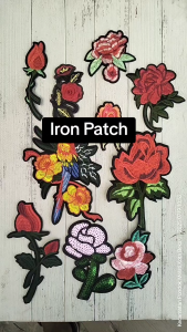 (Per Pcs) AP643 Iron Patch / Aplikasi Bordir Setrika