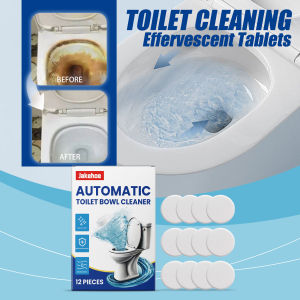 12/60pcs Toilet Cleaning Effervescent Tablets Clean Stubborn Dirt And Urine Stains Powerful Deodorization Long-lasting Fragrance