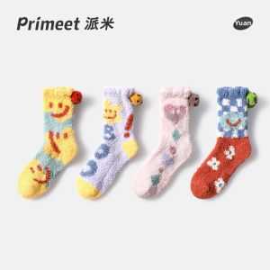 PRIMEET | Thick Fleece Socks for Winter Sleeping